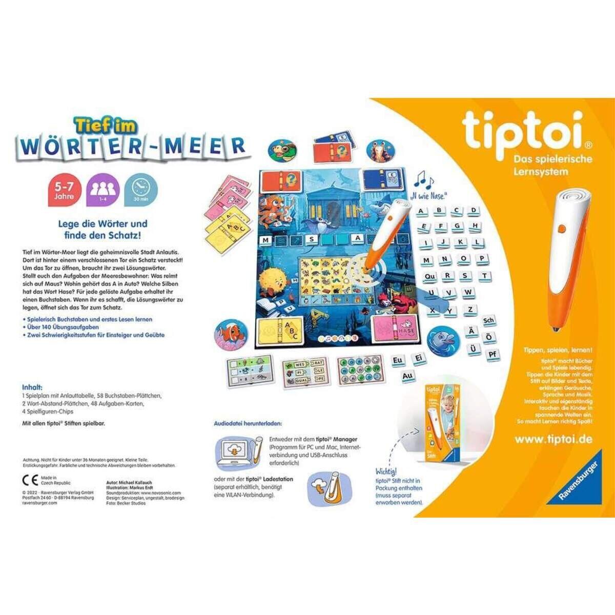 Ravensburger tiptoi® Tief im Wörter-Meer
