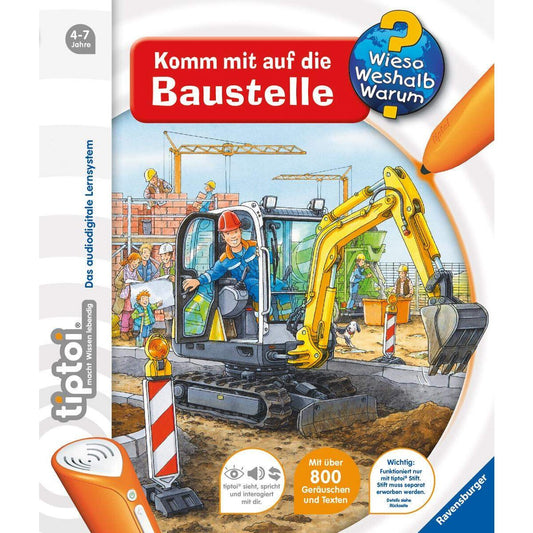 Ravensburger tiptoi Wieso? Weshalb? Warum? Komm mit auf die Baustelle