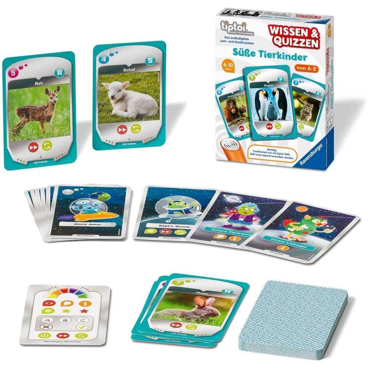 Ravensburger tiptoi Wissen und Quizzen - Süße Tierkinder