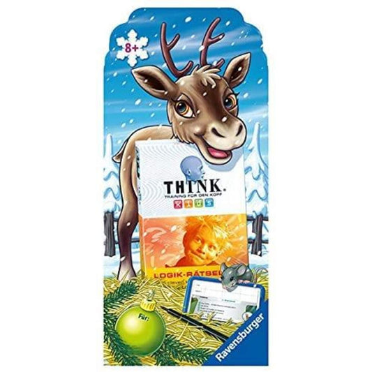 Ravensburger Weihnachten Think Kids Logik-Rätsel: Wer clever kombiniert, findet die Lösung!