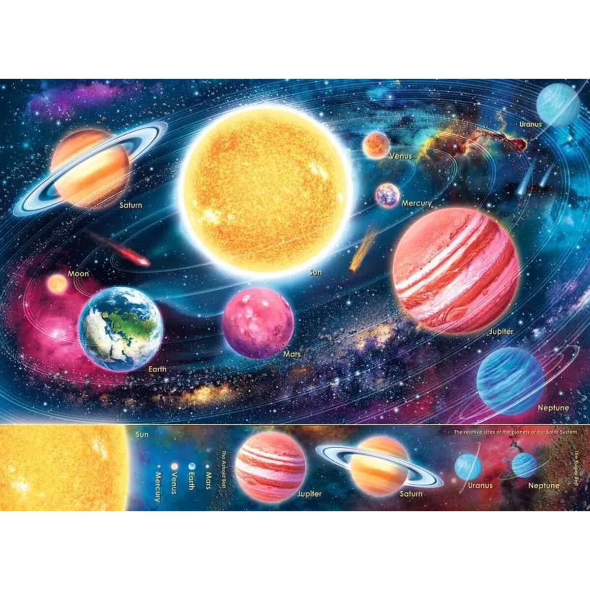 Ravensburger XXL Puzzle - Unser Sonnensystem, 300 Teile