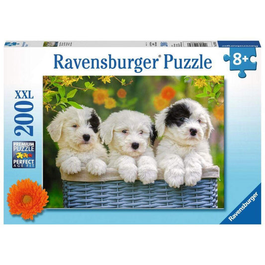 Ravensburger XXL Puzzle - Kuschelige Welpen, 200 Teile