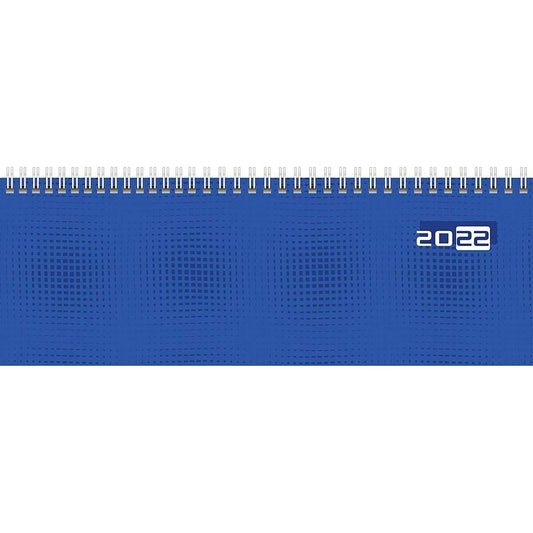 rido/idé Wochenkalender 2022, Modell semana, Karton-Einband blau, 1 Seiten = 1 Woche