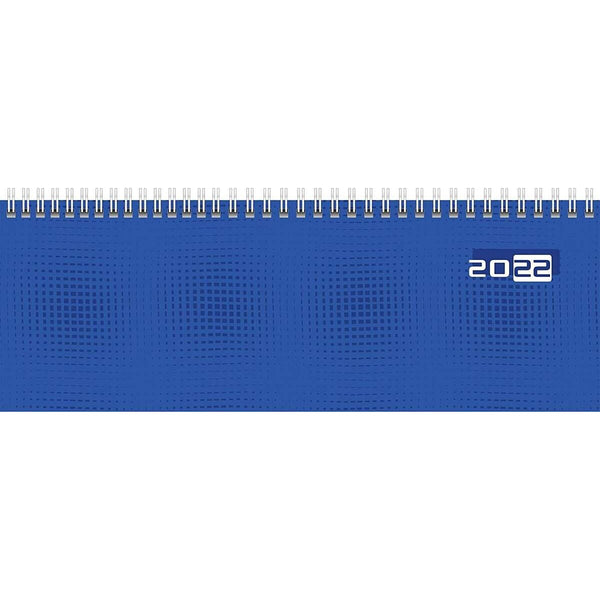 rido/idé Wochenkalender 2022, Modell semana, Karton-Einband blau, 1 Seiten = 1 Woche