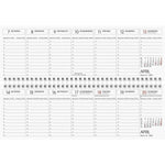 rido/idé Wochenkalender 2022, Modell semana, Karton-Einband blau, 1 Seiten = 1 Woche