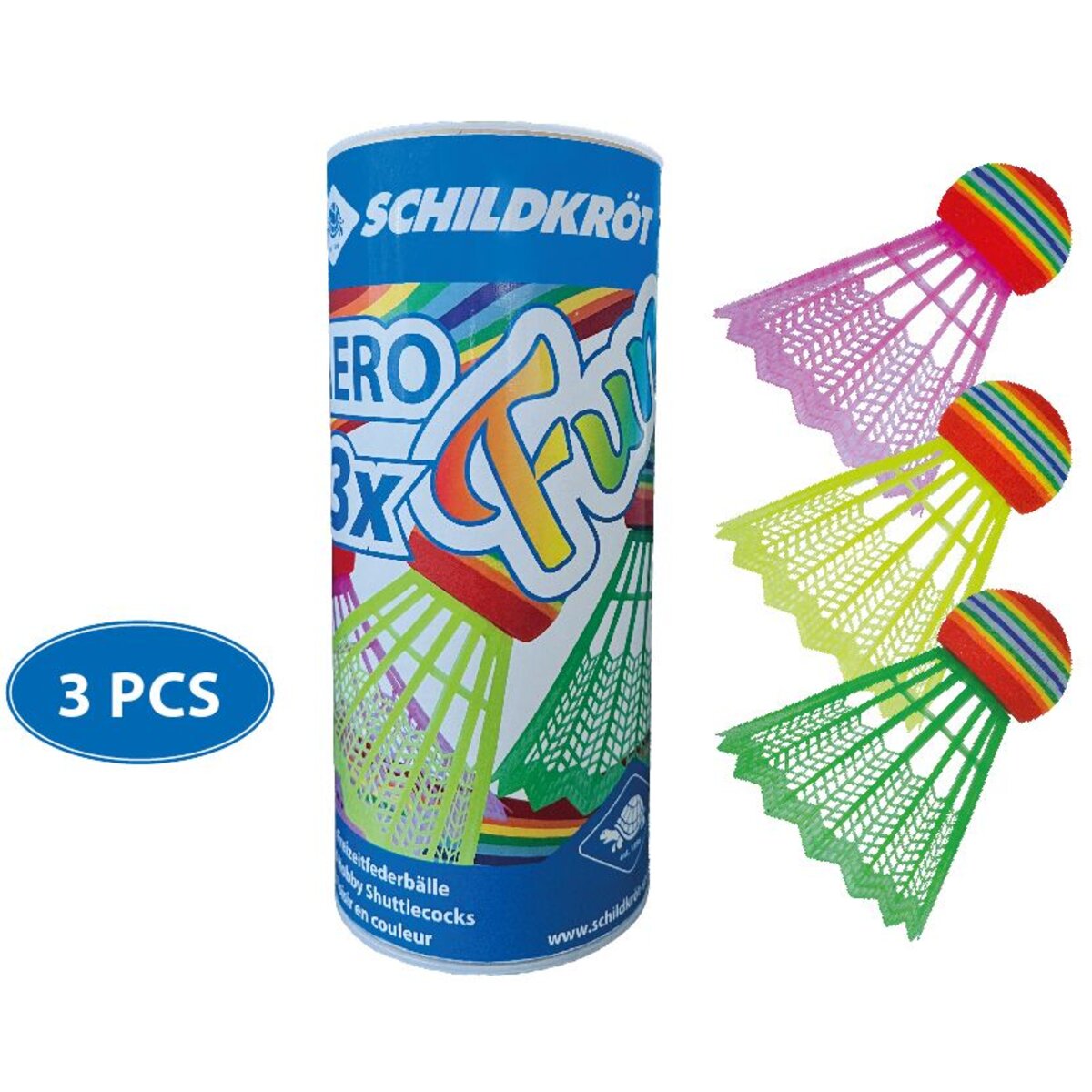 Schildkröt Badminton Ball Aero Fun, 5er Dose, farbig gemischt