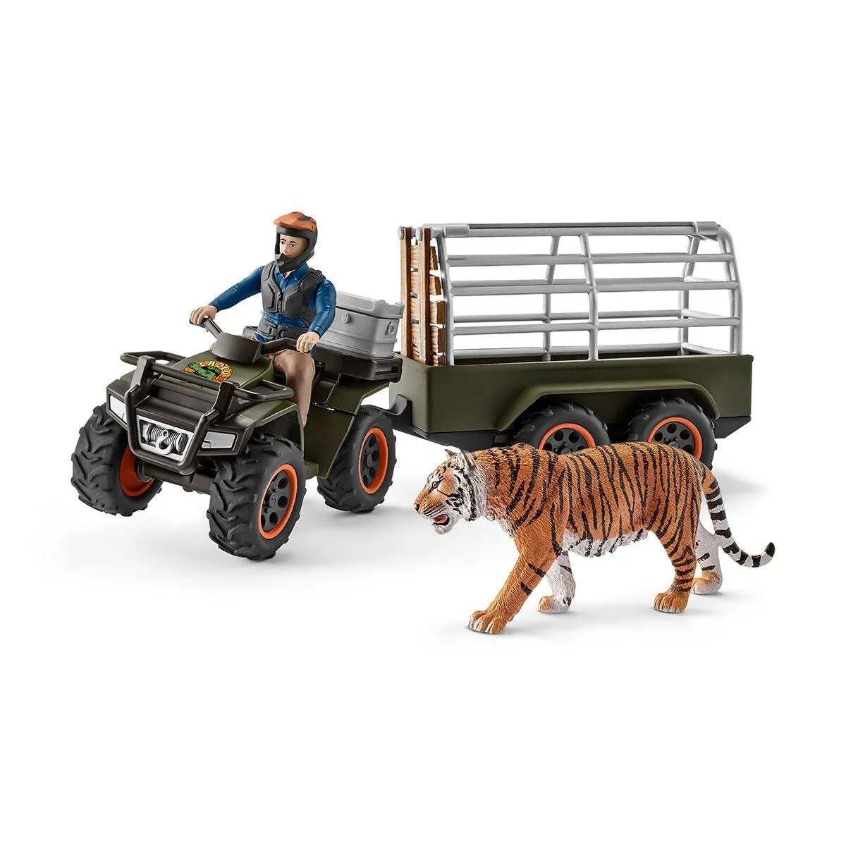 schleich® WILD LIFE 42351 Quad mit Anhänger und Ranger