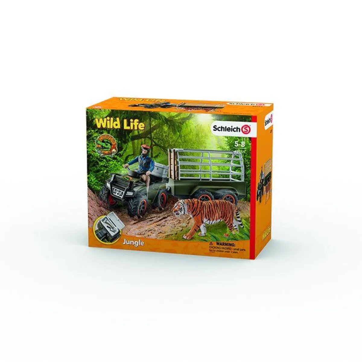 schleich® WILD LIFE 42351 Quad mit Anhänger und Ranger