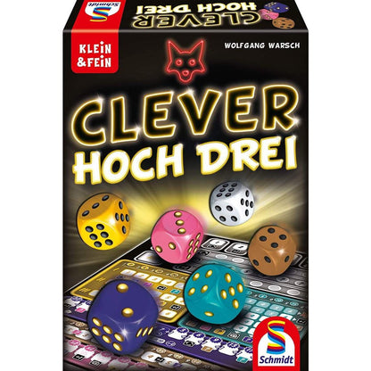 Schmidt Spiele Würfelspiel Clever hoch Drei