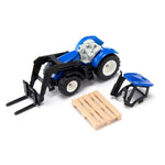 SIKU 1544 New Holland mit Palettengabel und Palette