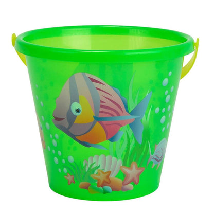 Simba Sandeimer mit Fischmotiv 20cm, transparent, farblich sortiert