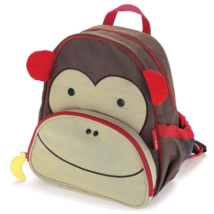 Skip Hop Zoo Kleinkind Rucksack Affe Marshall mit Namensschild