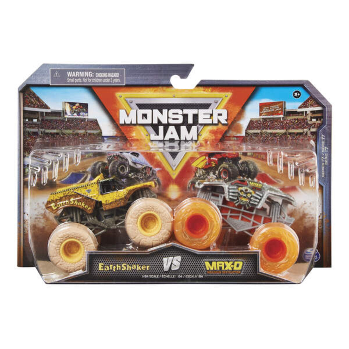 Spin Master Monster Jam 2-Pack 1:64, 1 Packung, 4-fach sortiert