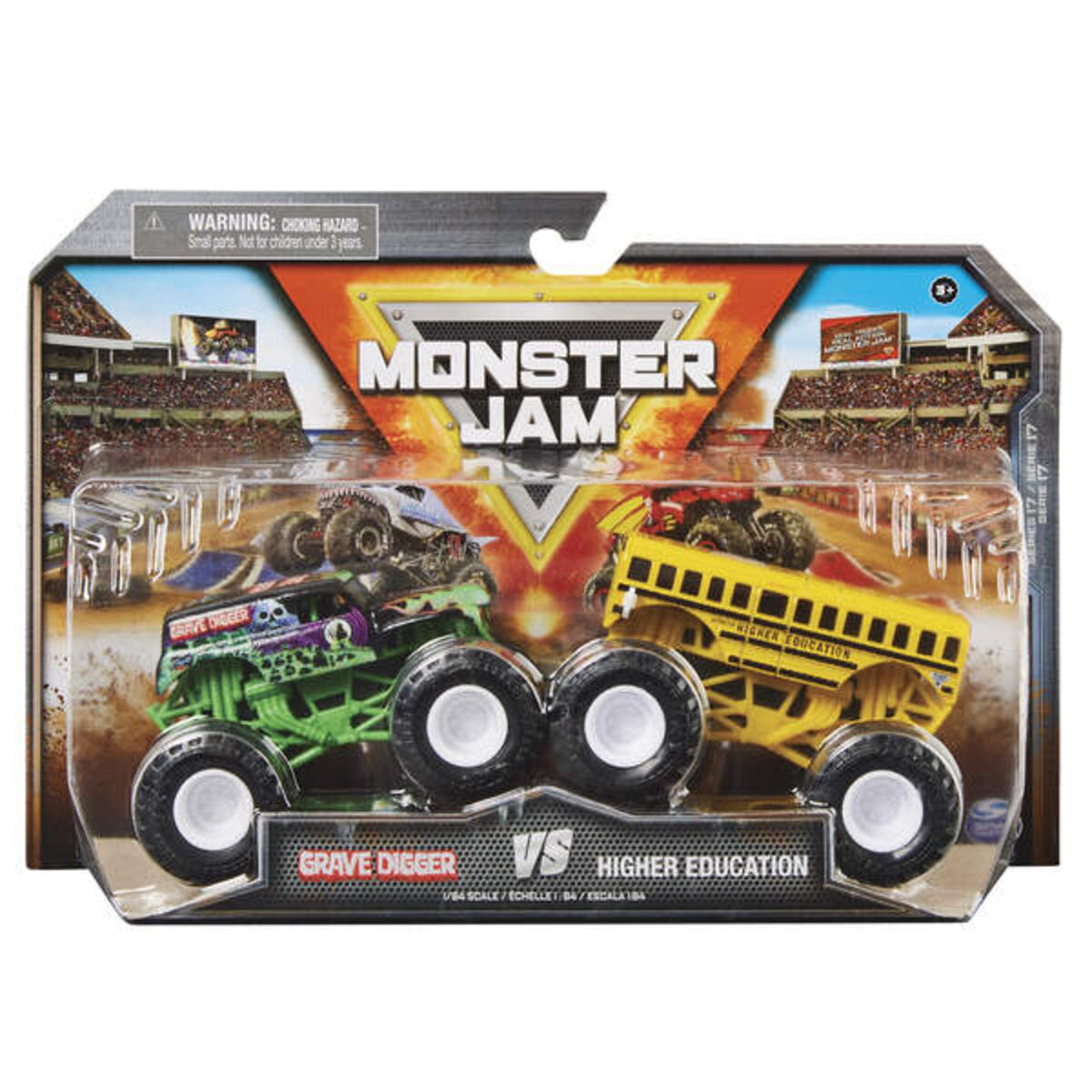 Spin Master Monster Jam 2-Pack 1:64, 1 Packung, 4-fach sortiert