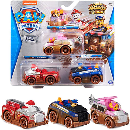 Spin Master Paw Patrol Metallfahrzeug zum Sammeln, 3er Pack