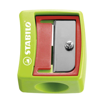 STABILO woody 3 in 1 Spitzer - für extradicke Stifte - rot/grün