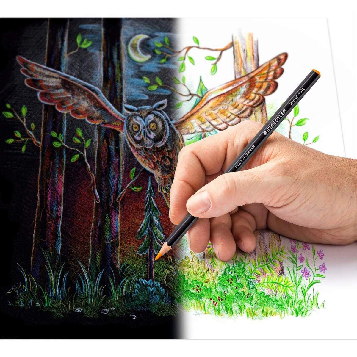 STAEDTLER® 149C Super weicher Farbstift, Kartonetui mit 12 Farbstiften in sortierten Farben