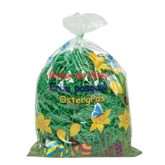 Tanner Ostergras aus Holzwolle, grün, ca. 40g für die Puppenstube Kaufmannsladen