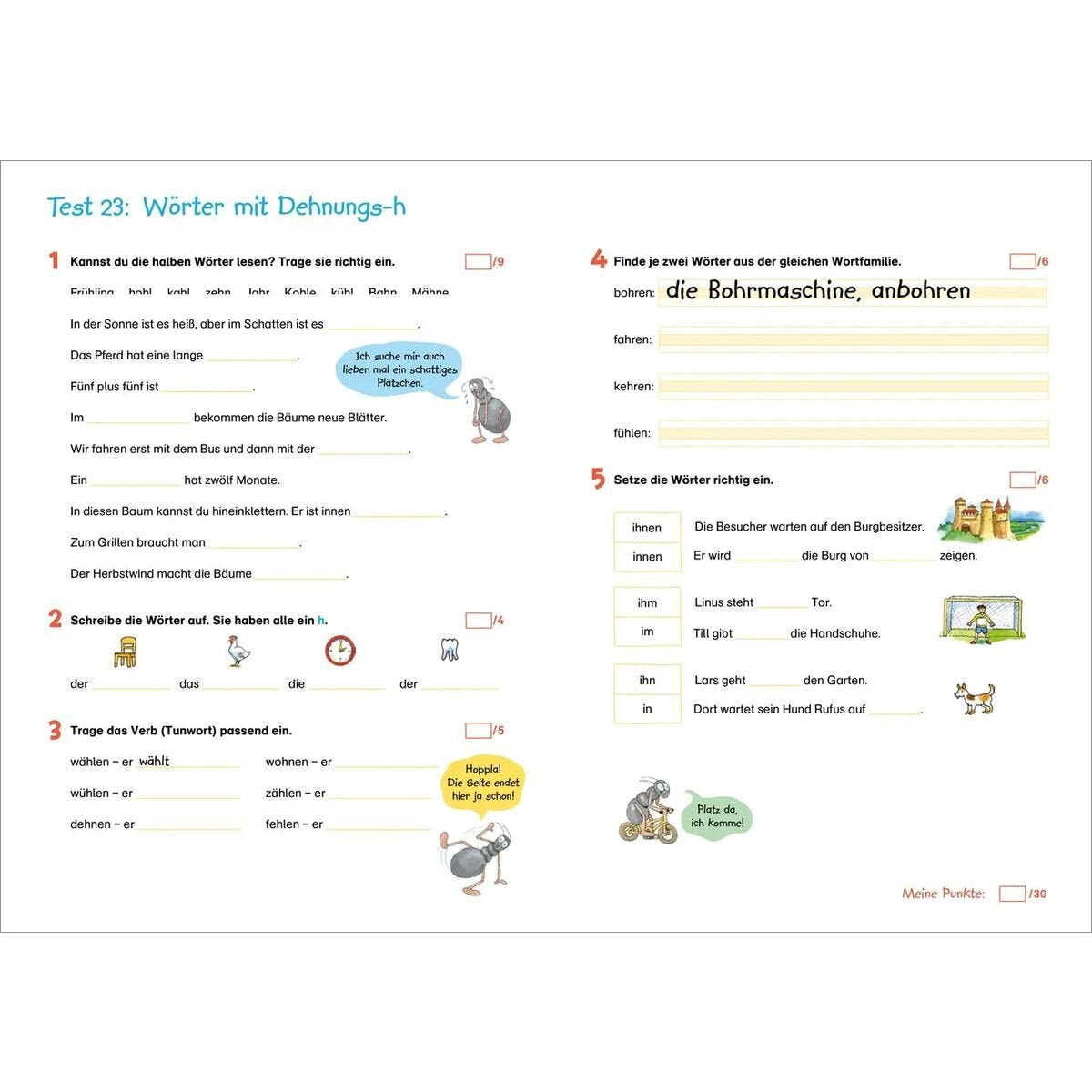 Tessloff Fit für Deutsch 2. Klasse. Mein Testheft