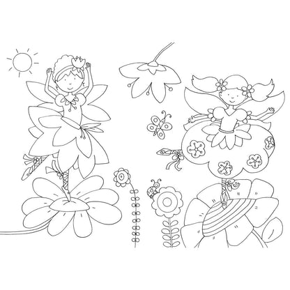 Tessloff Glitzer Sticker Malbuch. Elfen und Feen