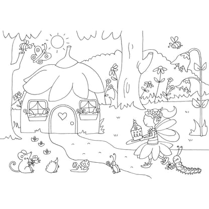 Tessloff Glitzer Sticker Malbuch. Elfen und Feen