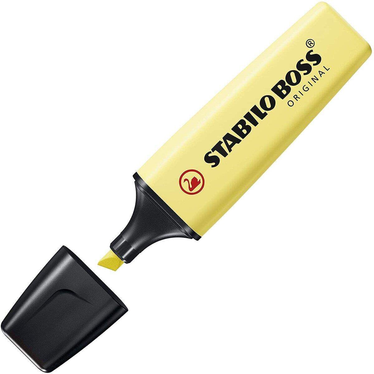 Textmarker - STABILO BOSS ORIGINAL Pastel - 15er Tischset - mit 14 verschiedenen Farben