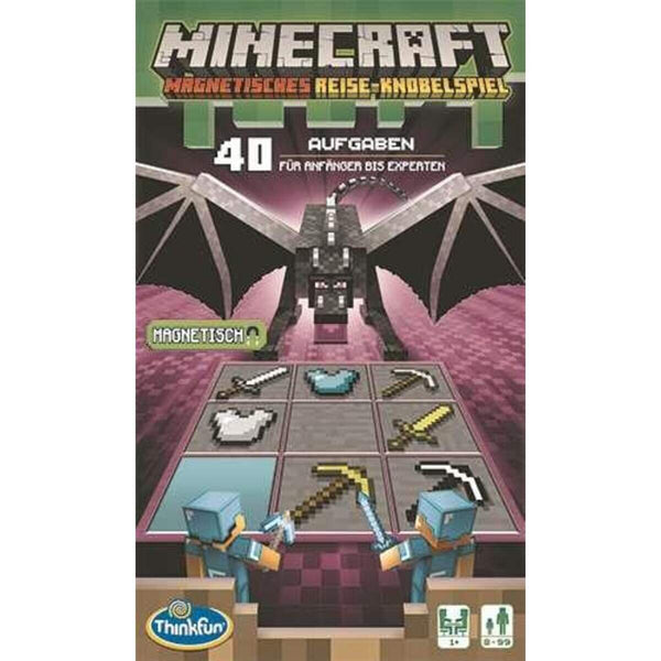 Ravensburger ThinkFun Ravensburger ThinkFun Minecraft: Das Magnetische-Reisespiel - Logikspiel ab 8 Jahre