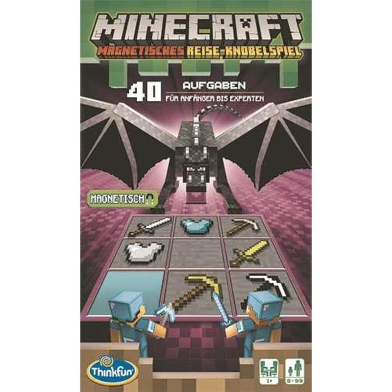 Ravensburger ThinkFun Ravensburger ThinkFun Minecraft: Das Magnetische-Reisespiel - Logikspiel ab 8 Jahre