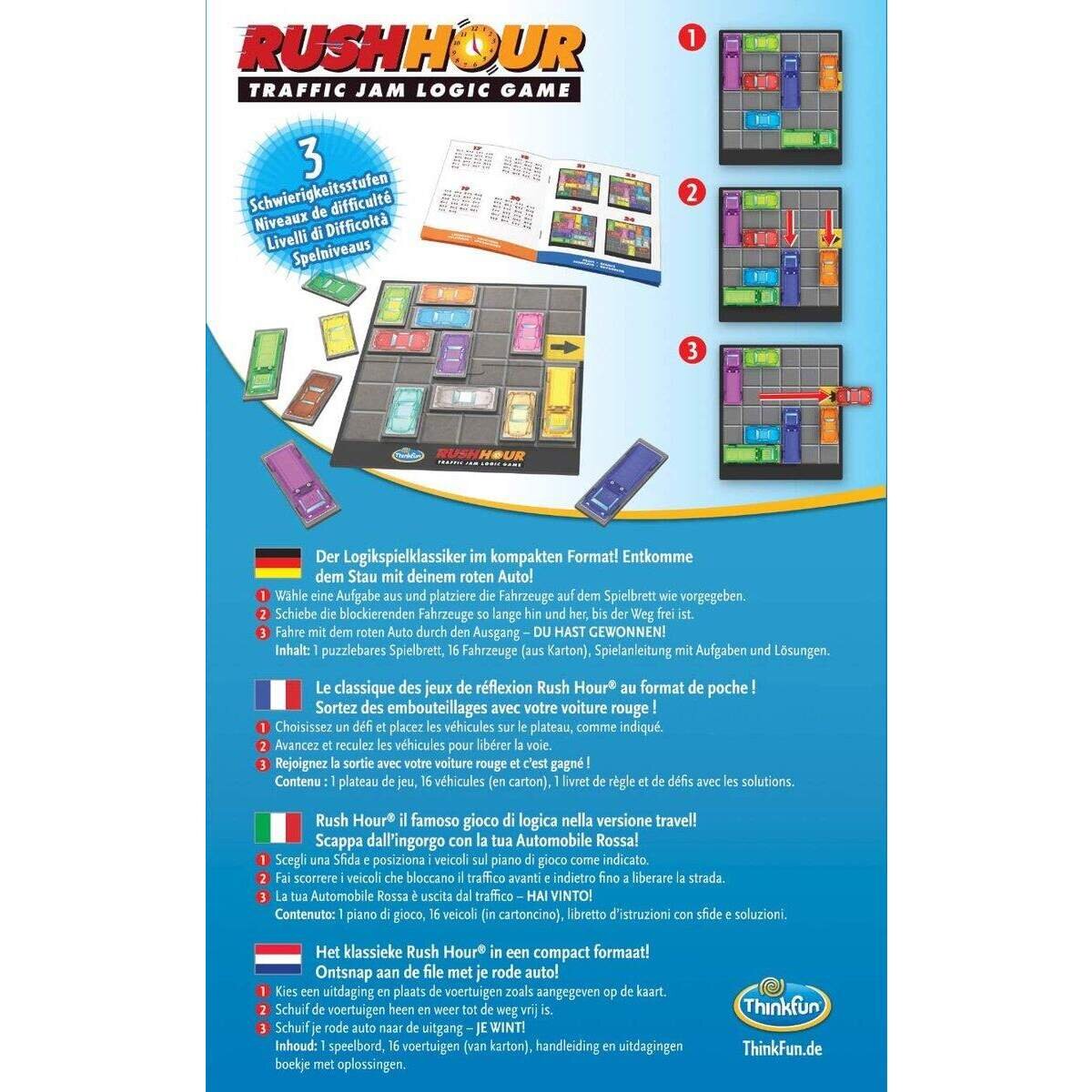 Ravensburger ThinkFun Rush Hour Bring Along