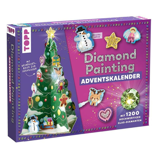 Topp Weihnachtszauber - Der Diamond-Painting-Adventskalender