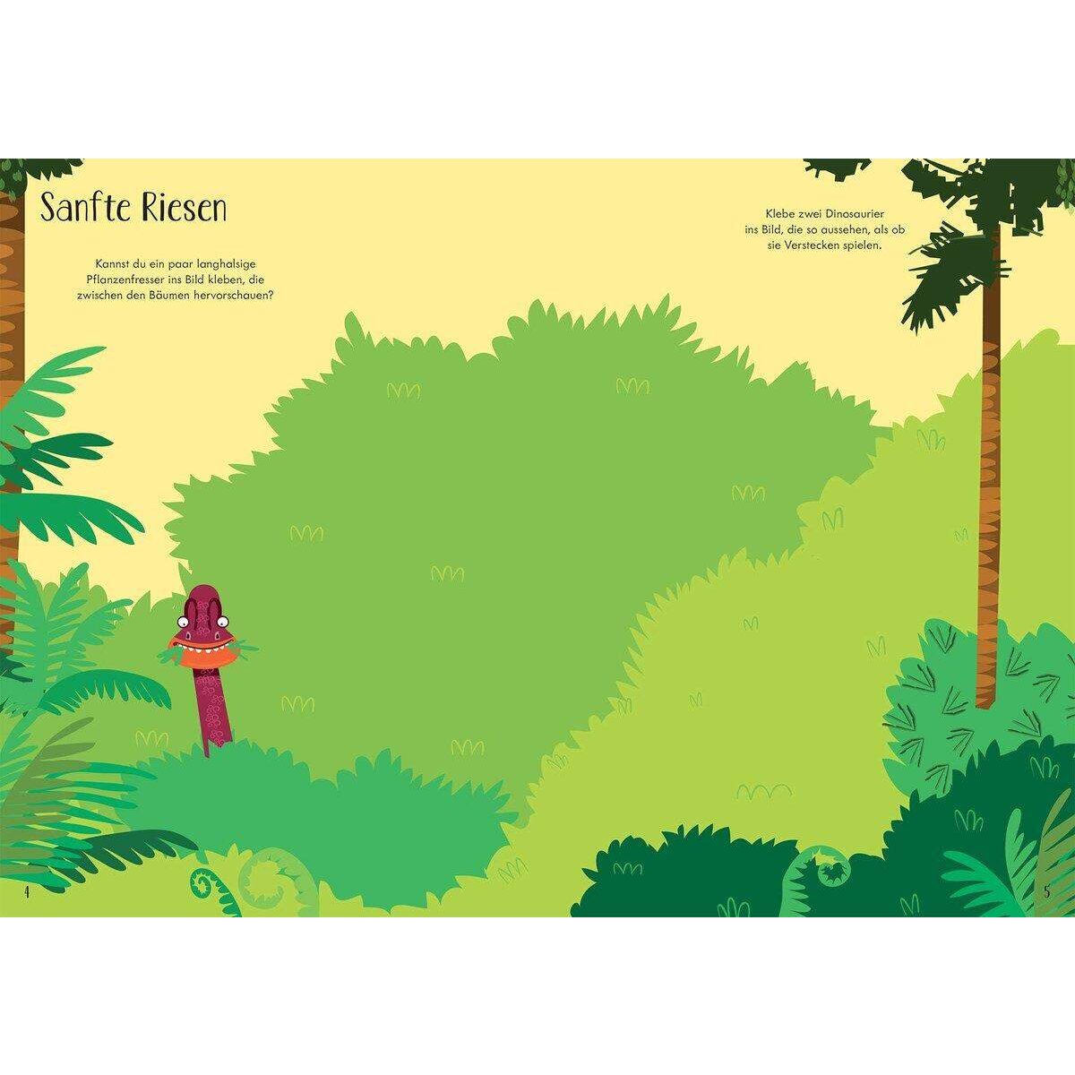 Usborne Verlag Mein Immer-wieder-Stickerbuch: Dinosaurier