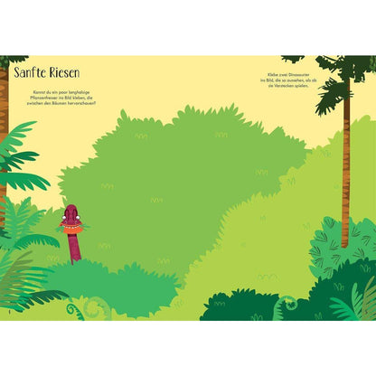 Usborne Verlag Mein Immer-wieder-Stickerbuch: Dinosaurier