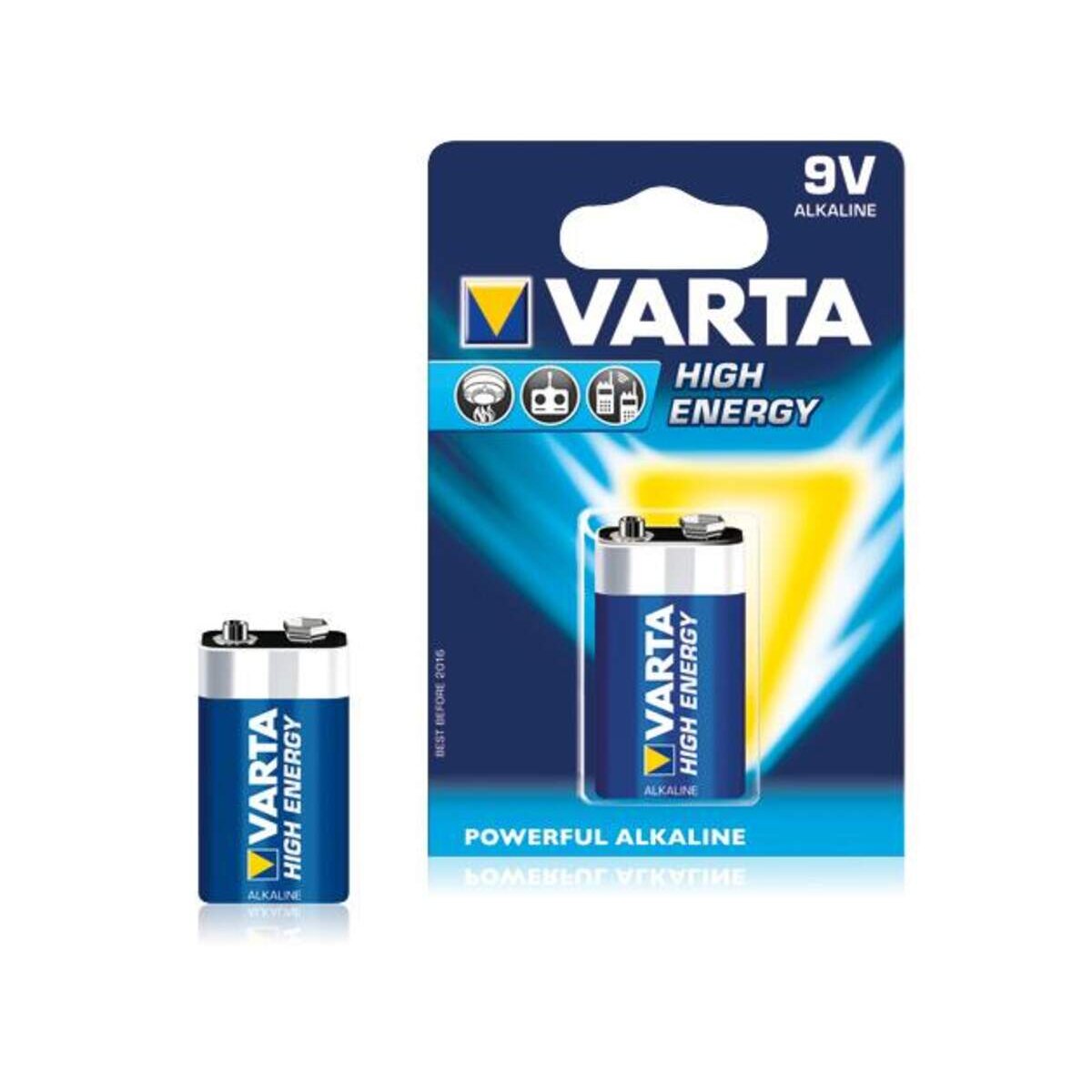 Varta Batterie Alkaline 9V High Energy E-Block