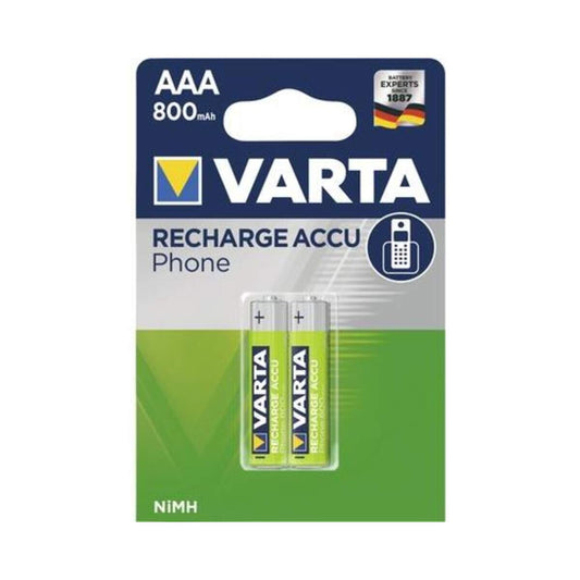 Varta Recharge Akku Phone, NiMH, 88mAh, AAA, 2 Stück