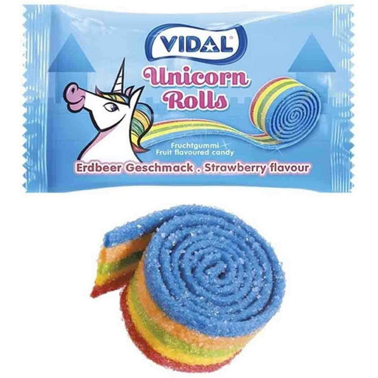 Vidal Unicorn Rolls Erdbeer, 1 Stück