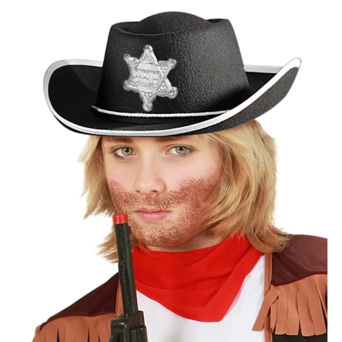 WIDMANN Cowboy Hut aus Filz schwarz