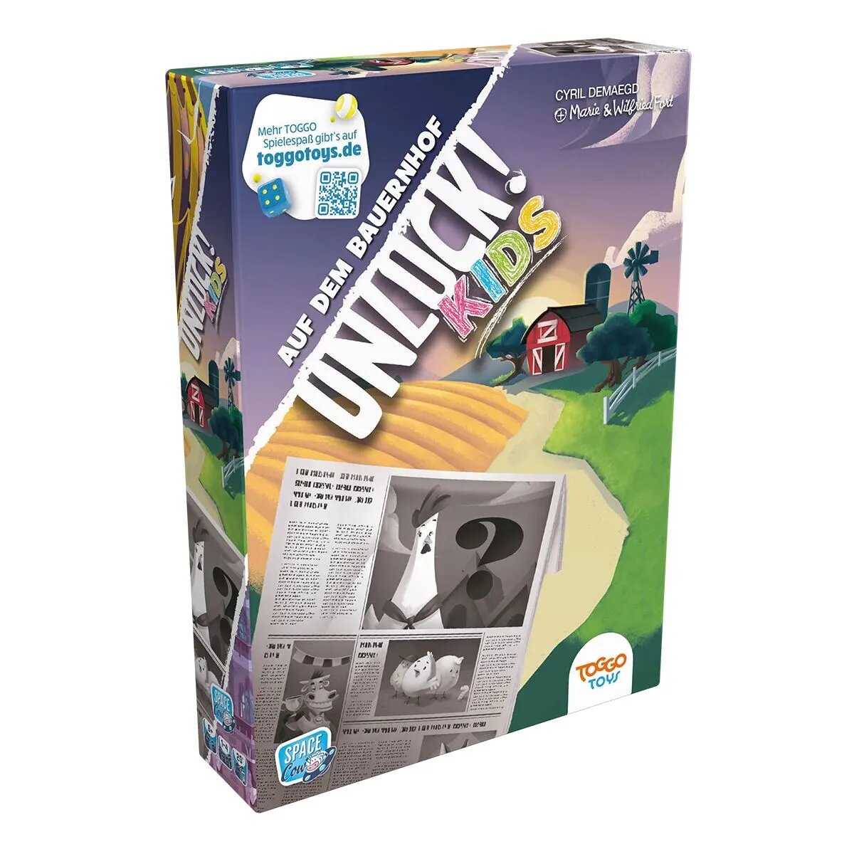 Asmodee Space Cow Unlock! Kids: Auf dem Bauernhof (Einzelszenario)