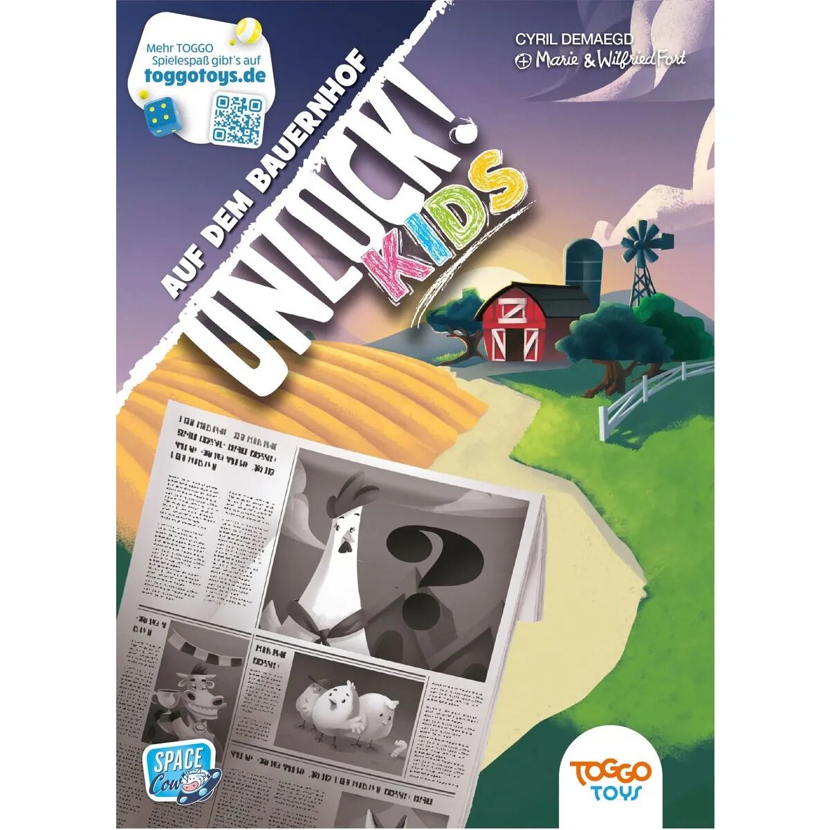 Asmodee Space Cow Unlock! Kids: Auf dem Bauernhof (Einzelszenario)