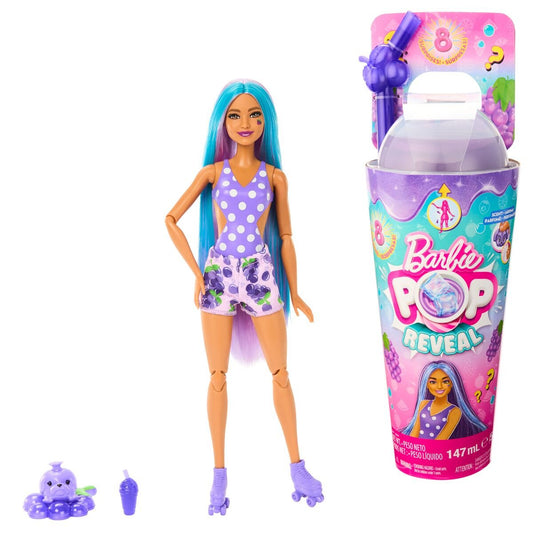 Barbie Pop! Reveal Barbie Juicy Fruits Serie - Traubensaft