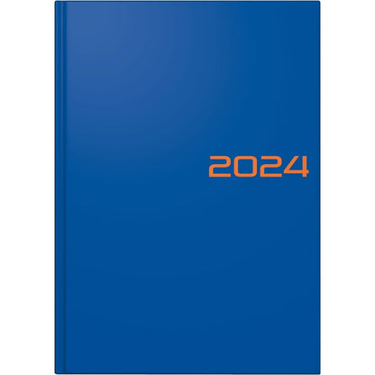 BRUNNEN Buchkalender blau A5, 2024