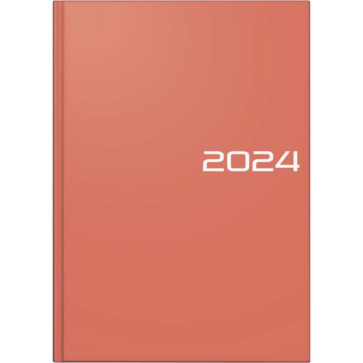 BRUNNEN Buchkalender coral A5, 2024