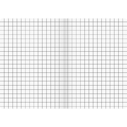 BRUNNEN Schulheft Young Vivendi A5, kariert, Liniatur 7, 16 Blatt