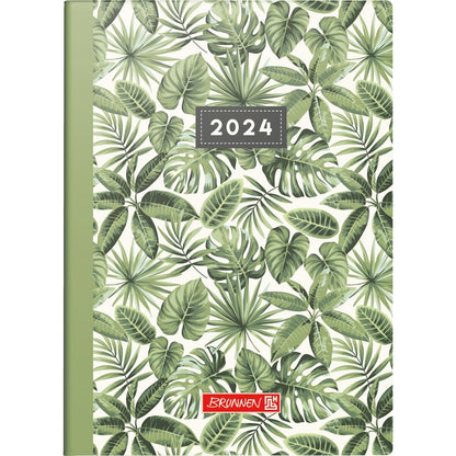BRUNNEN Taschenkalender Jungle 2024 10x14 2S/1W