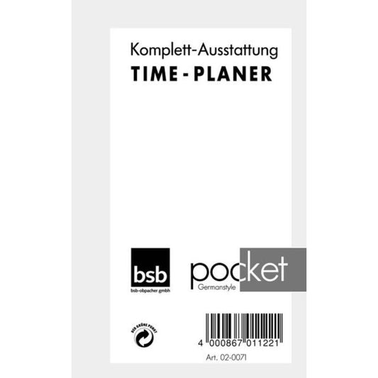 BSB Kalendarium für Timer, Komplettpaket, ca. A7, 2024