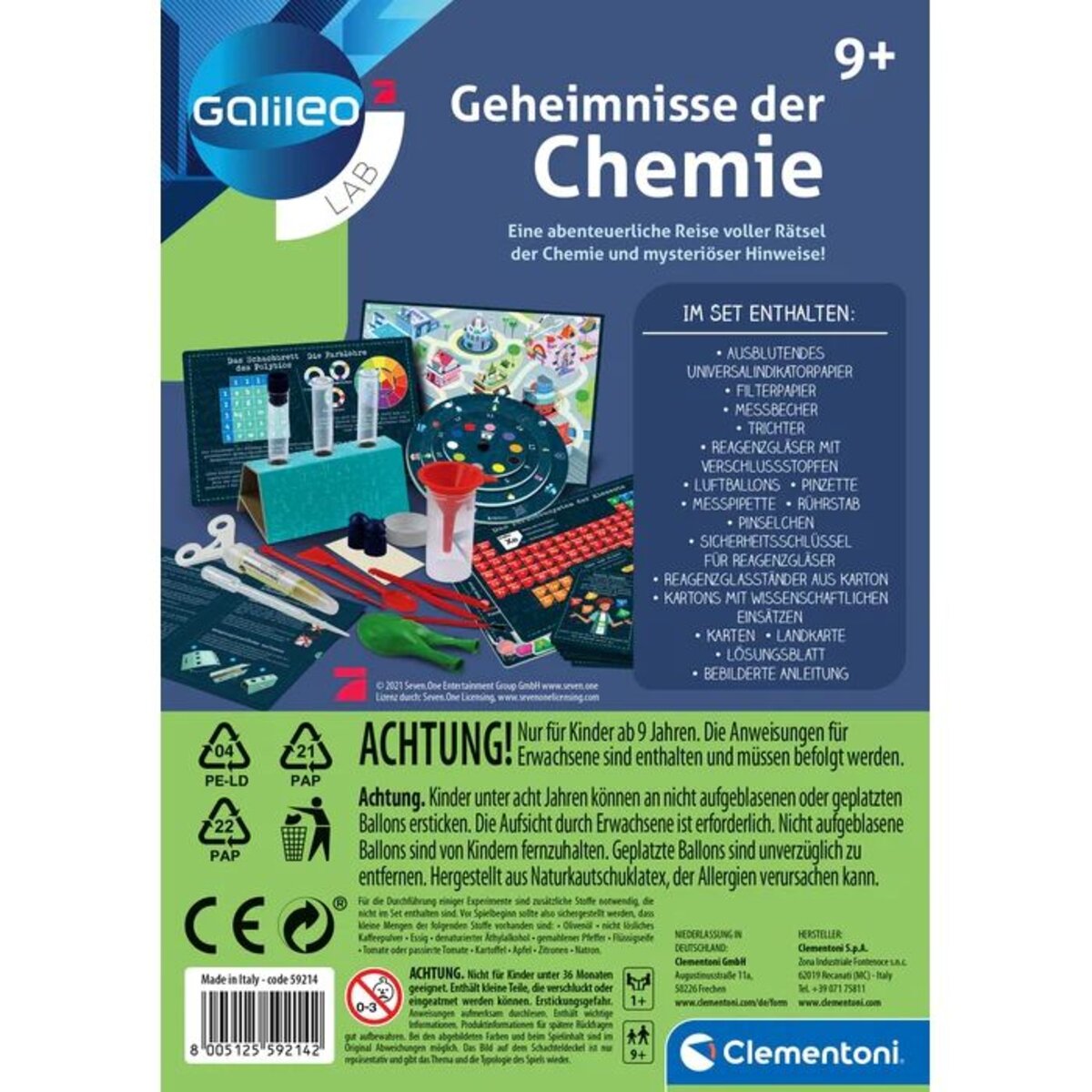 Clemetoni Geheimnisse der Chemie