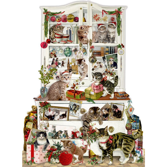 Coppenrath Katzen im Advent, Wand-Adventskalender A3-Format