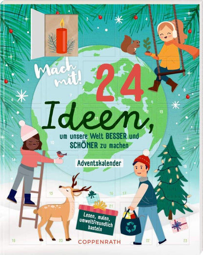 Coppenrath Verlag Mach mit! (24 Ideen Welt besser/schöner machen), Adventskalender