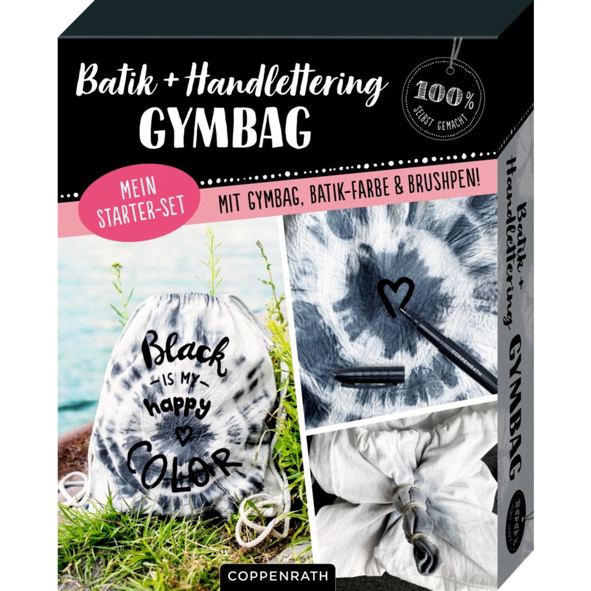 Coppenrath Verlag Mein Batik+Handlettering Starter-Set - Gymbag (100% s.g.)