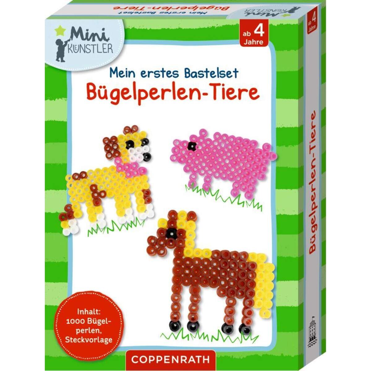 Coppenrath Verlag Mein erstes Bastelset: Bügelperlen-Tiere (Mini-Künstler)