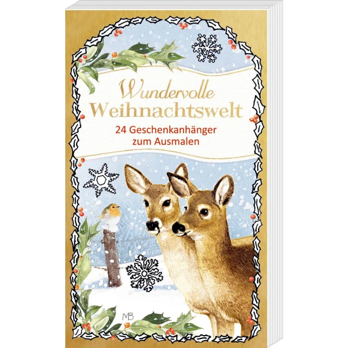 Coppenrath Wundervolle Weihnachtswelt, 24 Geschenkanhänger als Adventskalender